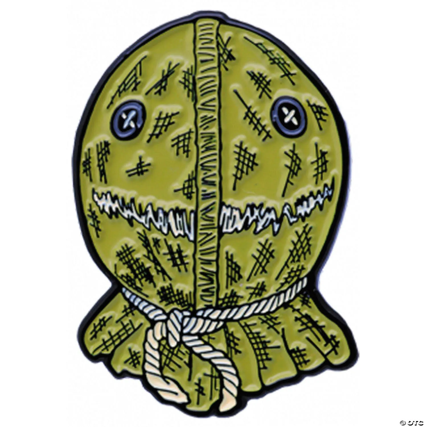 1 1/2" Trick ’r Treat Sam Burlap Face Full-Color Enamel Pin