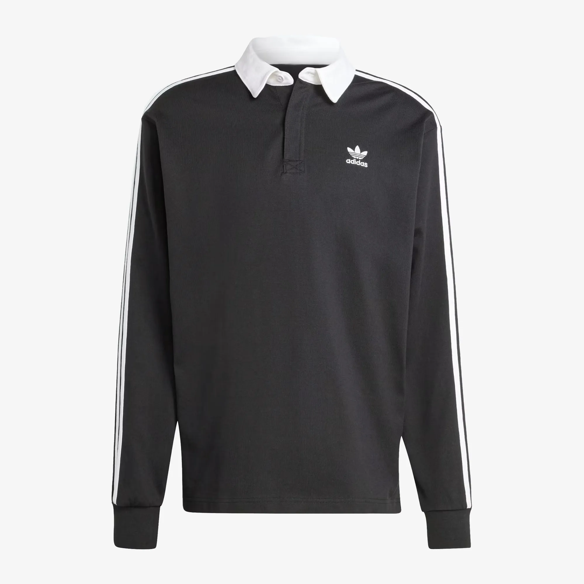 Adidas Originals | ADICOLOR RUGBY POLO SHIRT { BLACK