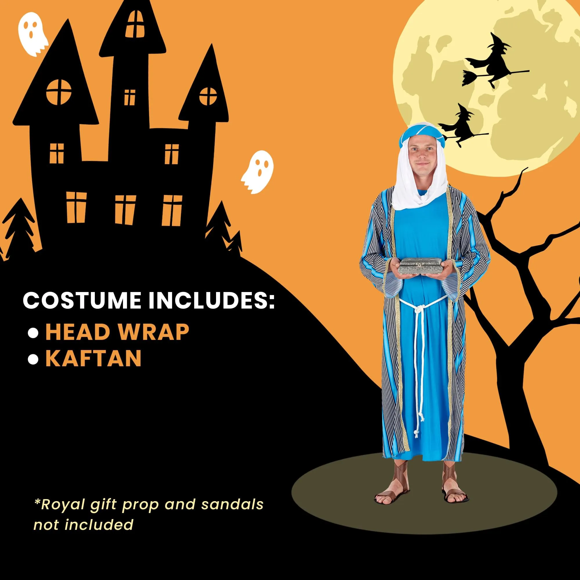 Adult 3 Wise Men Blue Costume