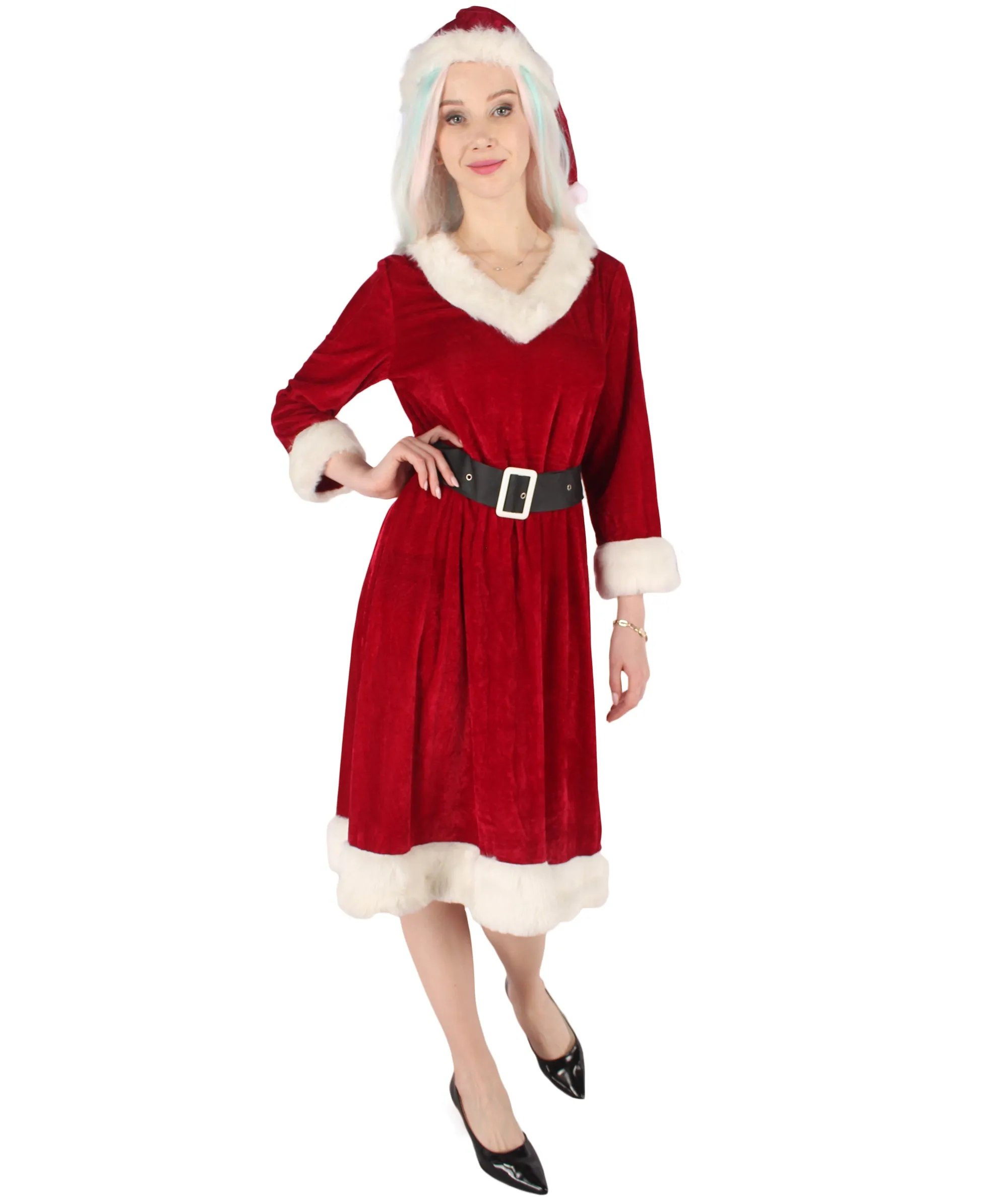 Adult Women's Mrs. Santa Claus | Red Christmas Costume