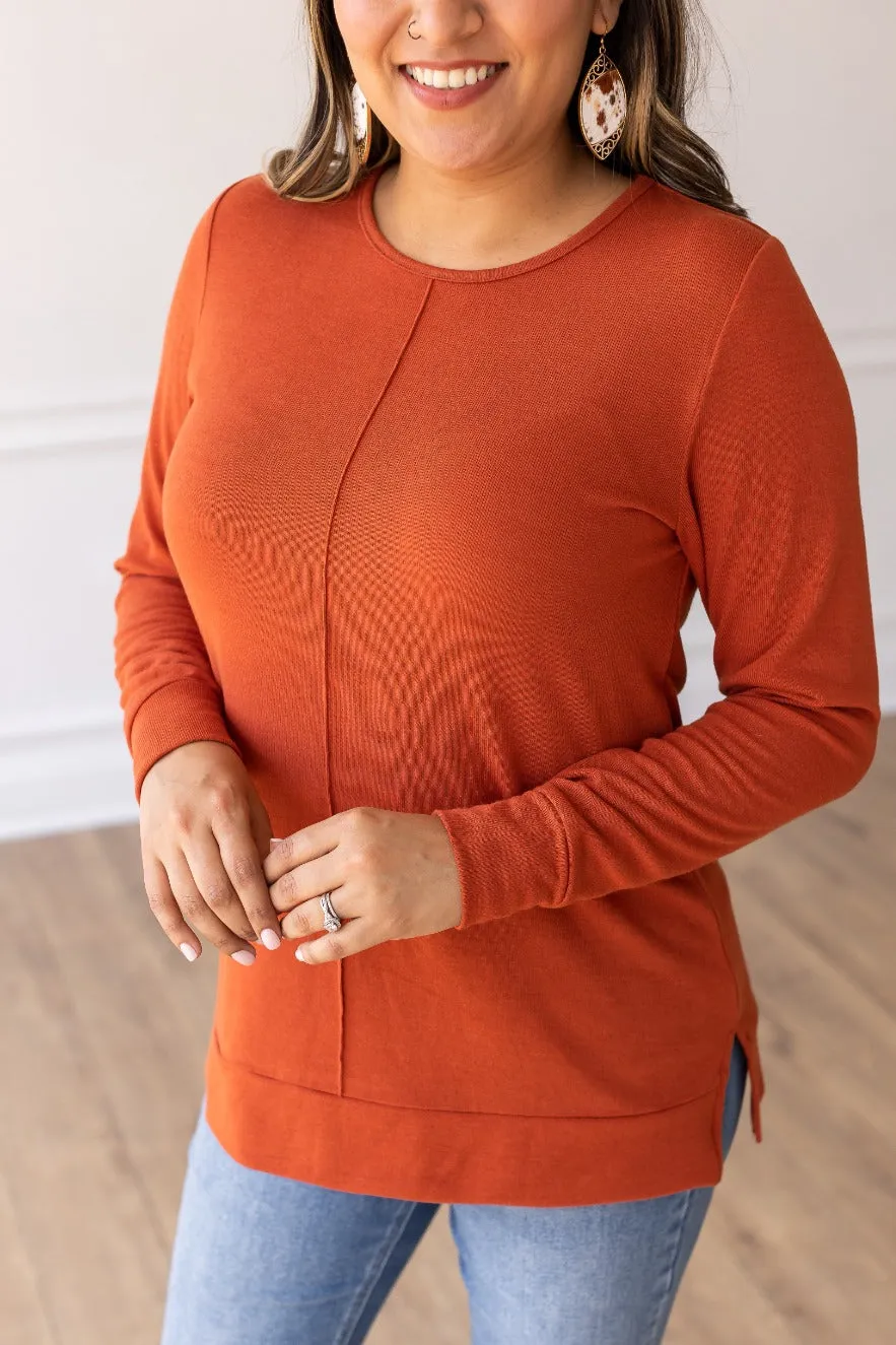 Be My Muse Tunic, Rust