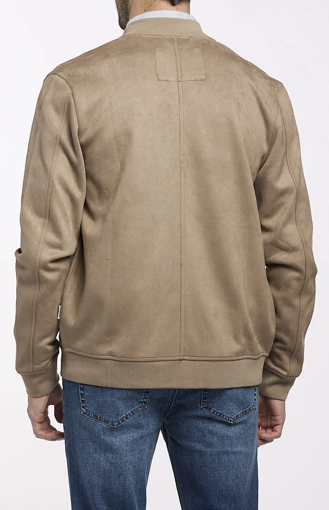 Ben Sherman Faux Suede Bomber