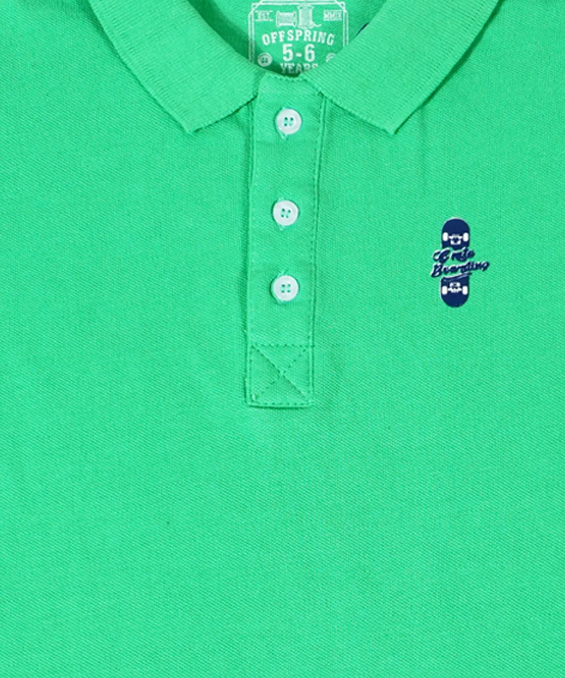 Boys Green PQ Polo