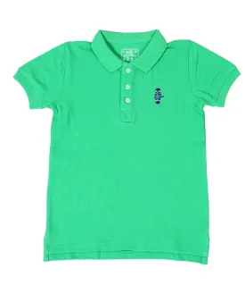 Boys Green PQ Polo