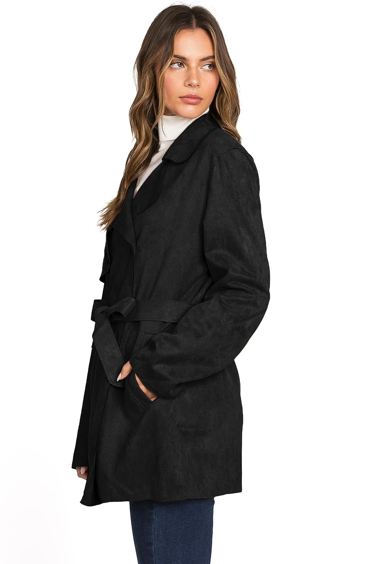 Cambridge Faux Suede Coat