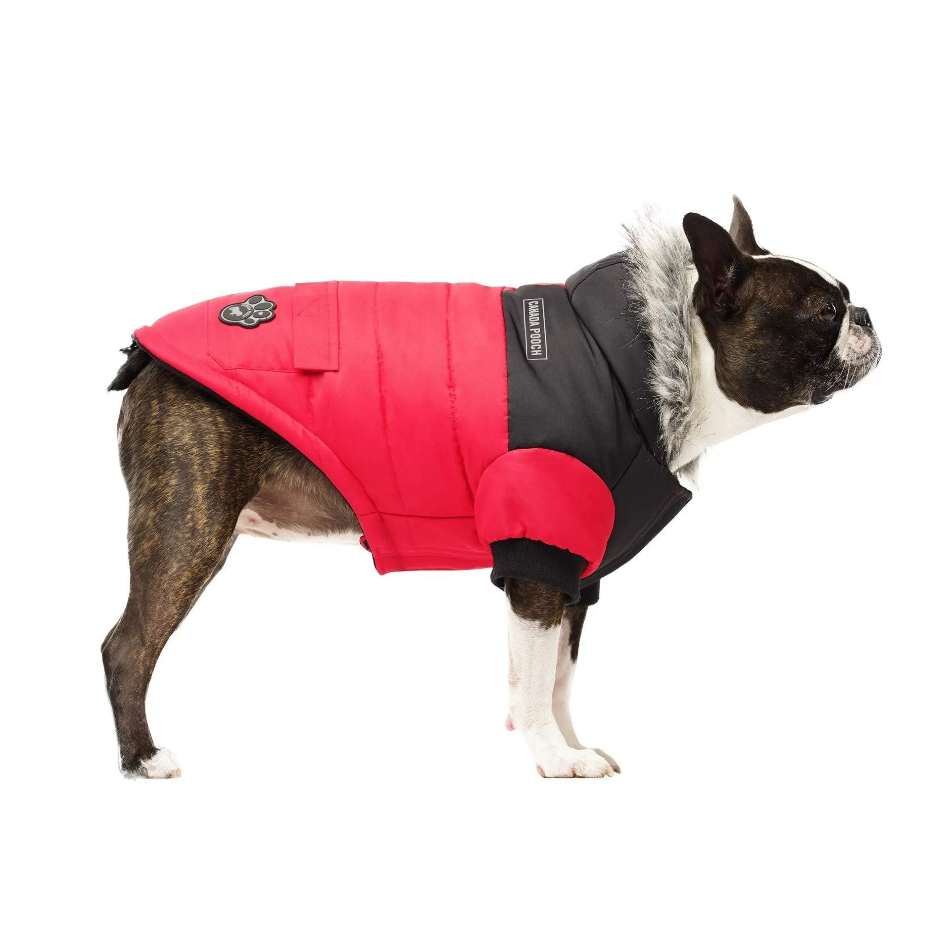 Canada Pooch True North Parka Size 14  Red Insulated Dog Coat