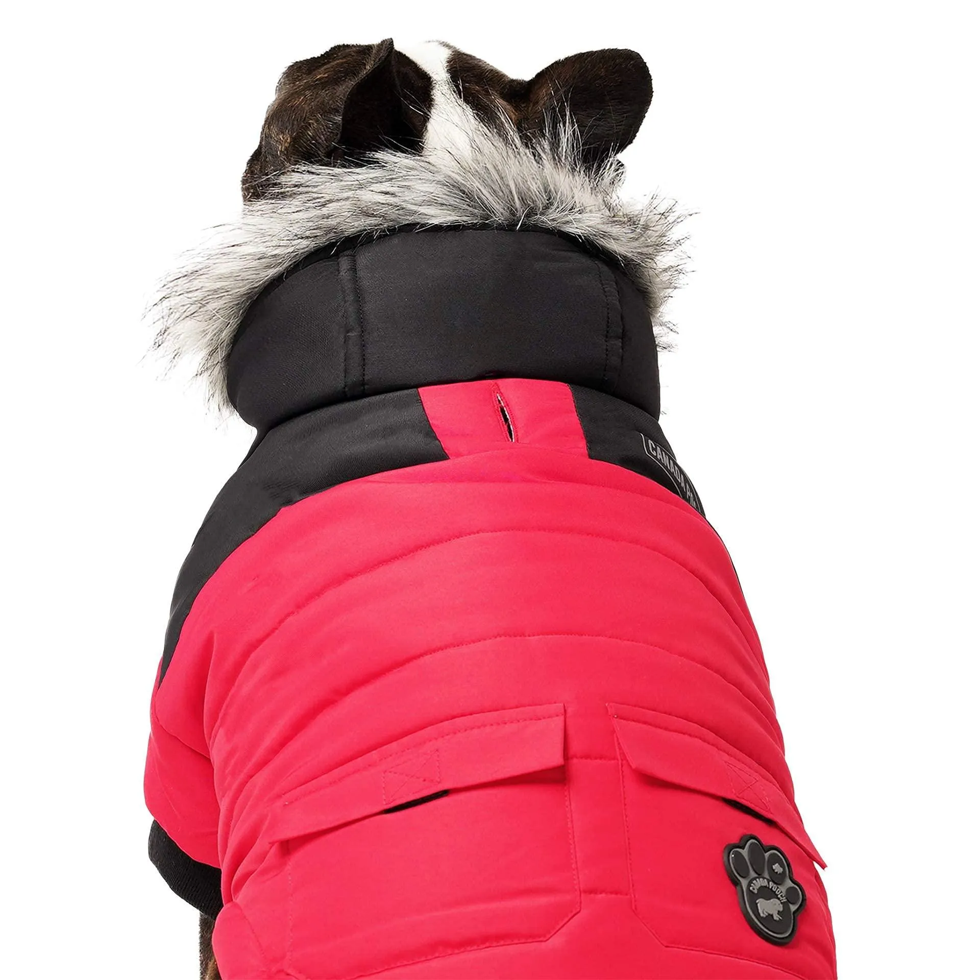 Canada Pooch True North Parka Size 14  Red Insulated Dog Coat