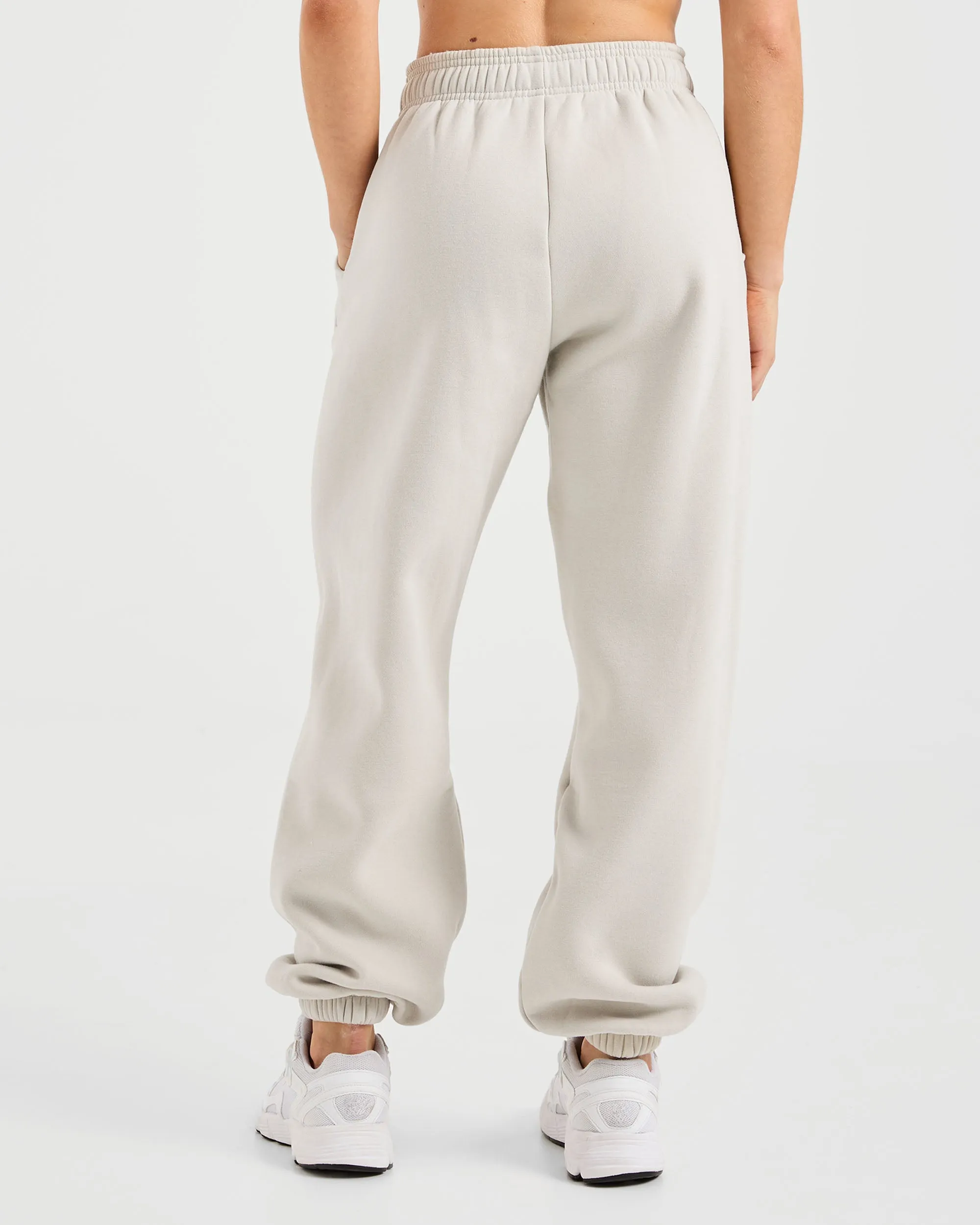 Classic Plush Oversized Joggers - Sand