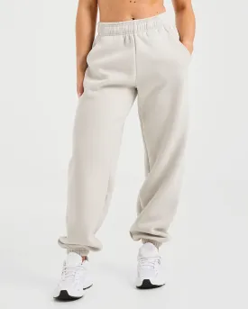 Classic Plush Oversized Joggers - Sand