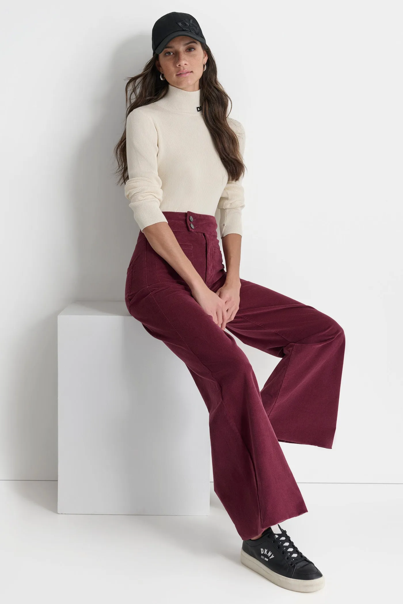 CORDUROY WIDE LEG PANT