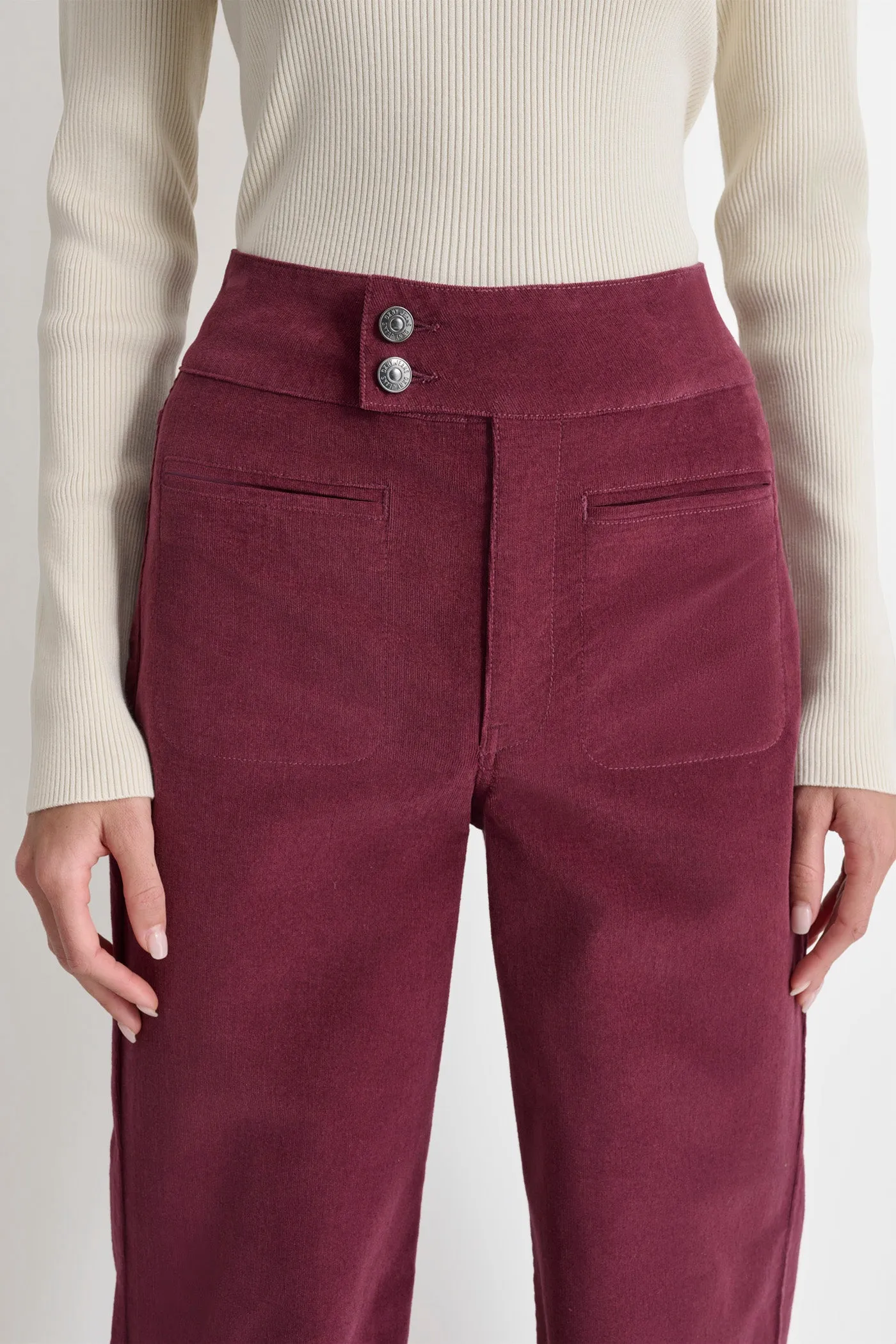 CORDUROY WIDE LEG PANT