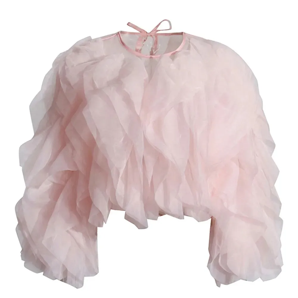 Deria Ruffles Chiffon Blouse