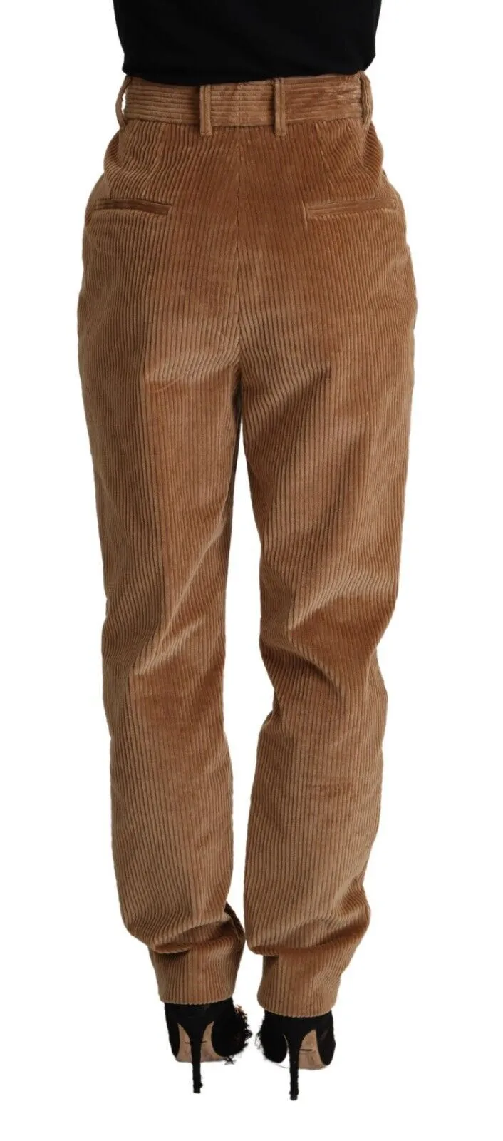 Dolce & Gabbana Chic High-Waisted Corduroy Skinny Pants