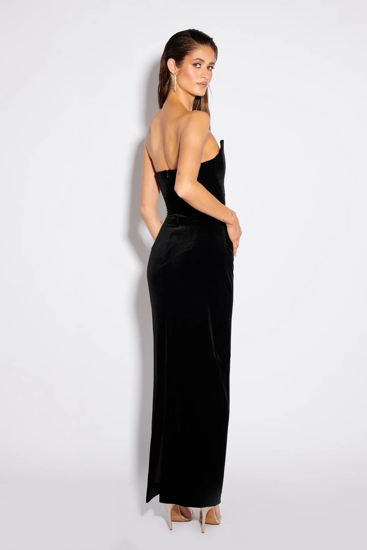 Effie Kats Koi Gown - Black