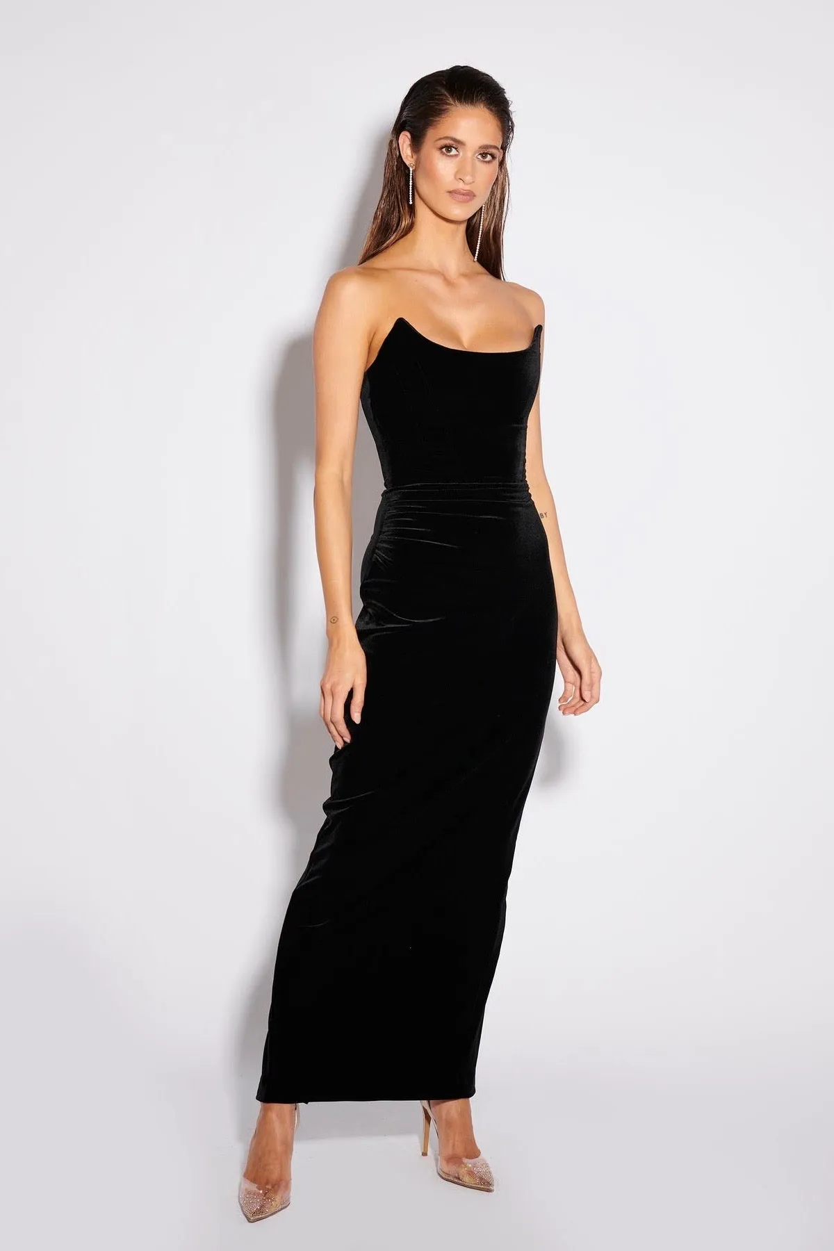 Effie Kats Koi Gown - Black