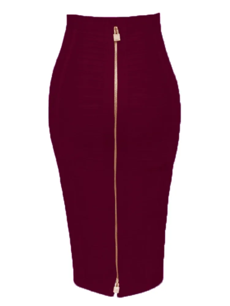 Elastic Bodycon Summer Pencil Skirt