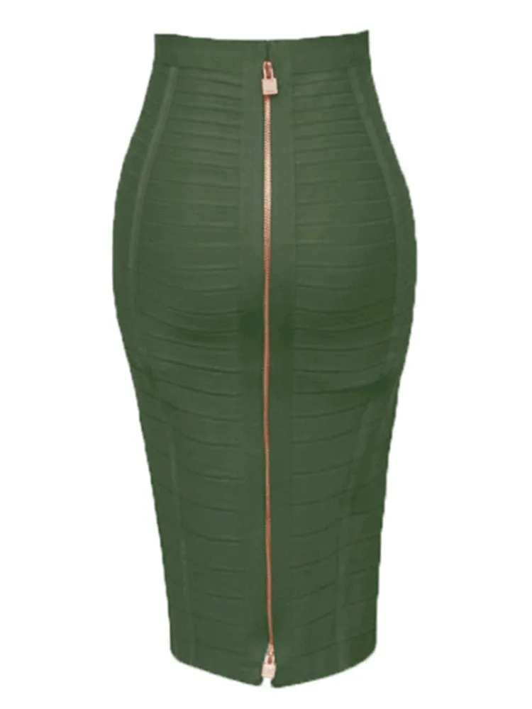 Elastic Bodycon Summer Pencil Skirt