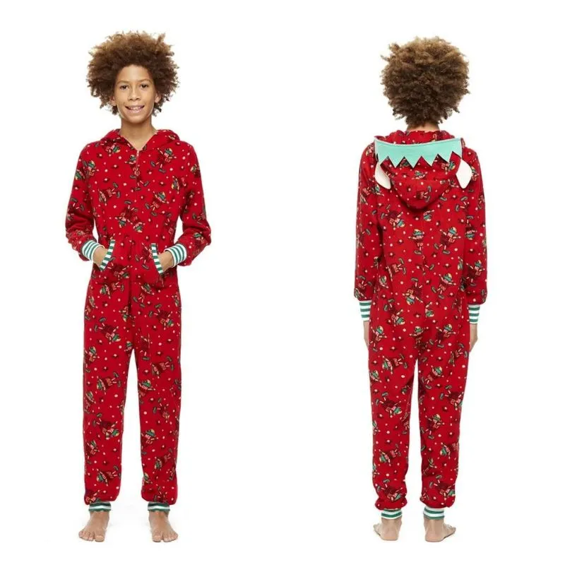 Elegant Family Matching Christmas Pajamas Set