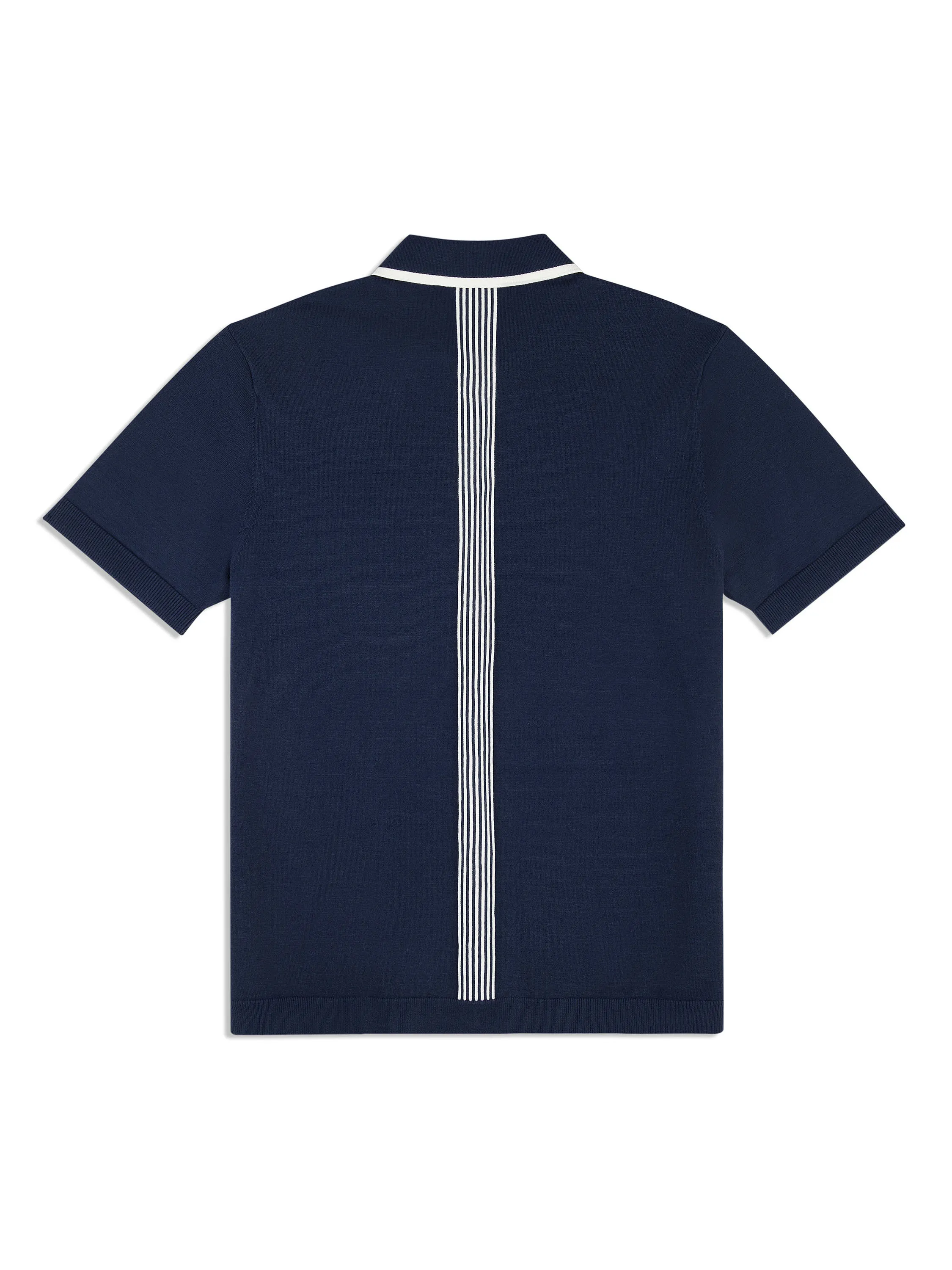 Enzo Knit Polo- Maritime Blue