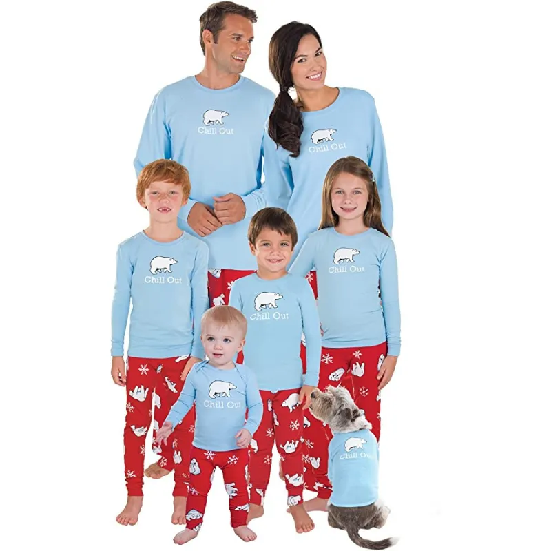 Family Christmas Dino Matching Set