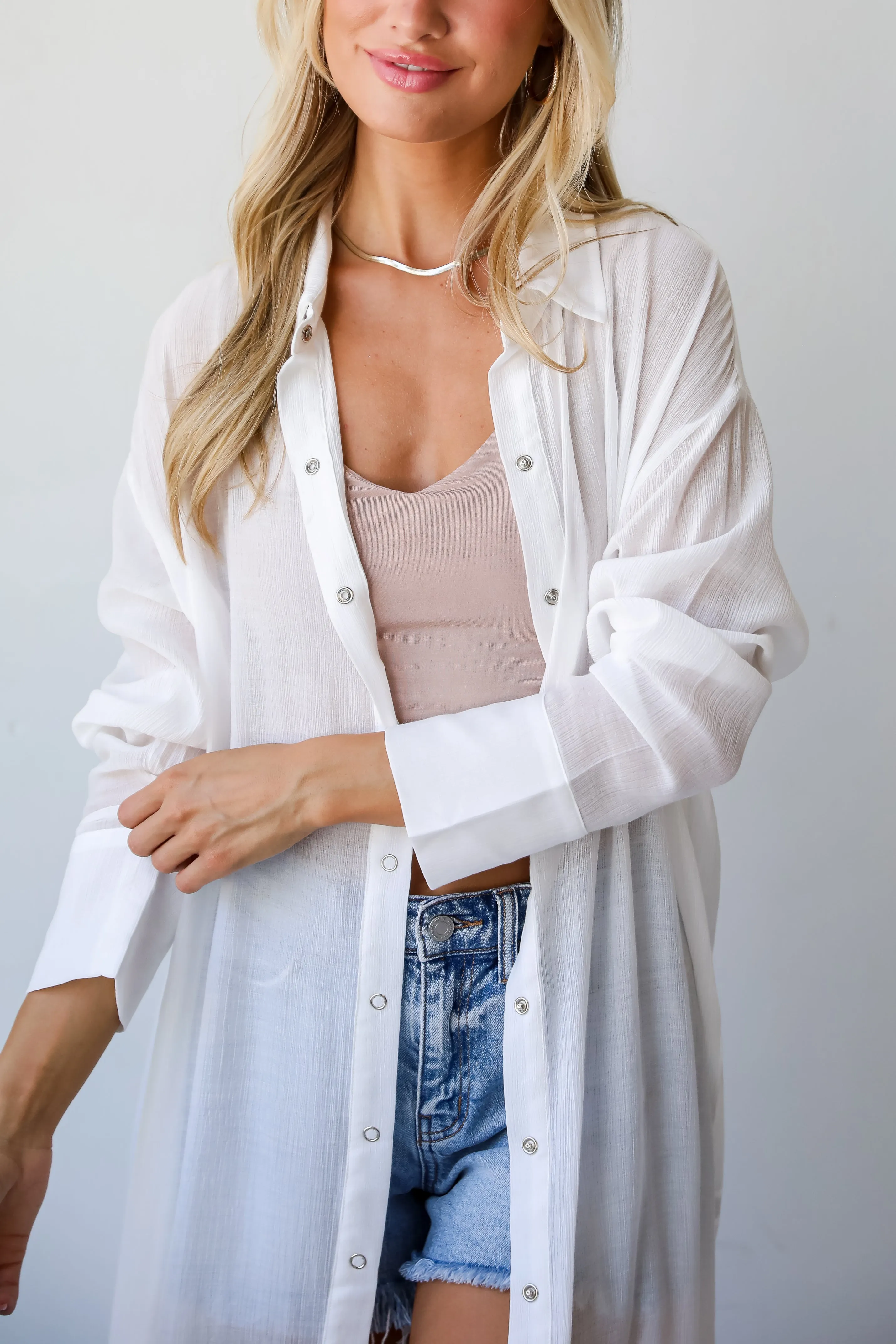 FINAL SALE - Beloved Sweetie White Tunic