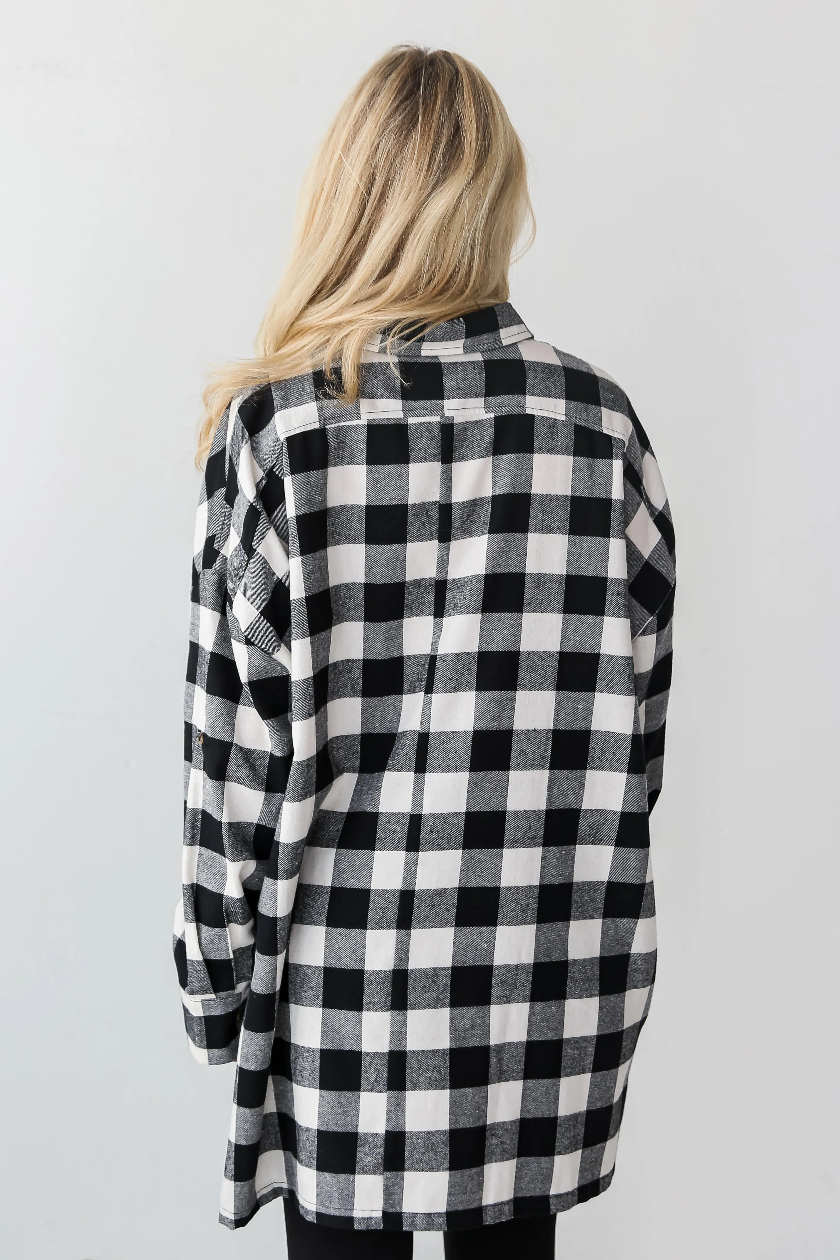 FINAL SALE - Kennedy Buffalo Check Plaid Oversized Flannel - DOORBUSTER