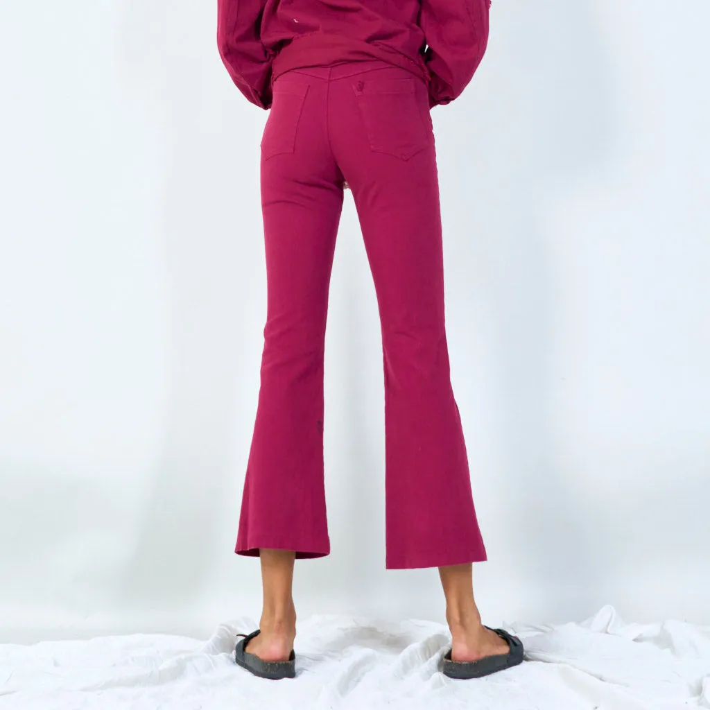 Flared corduroy pants wholesale