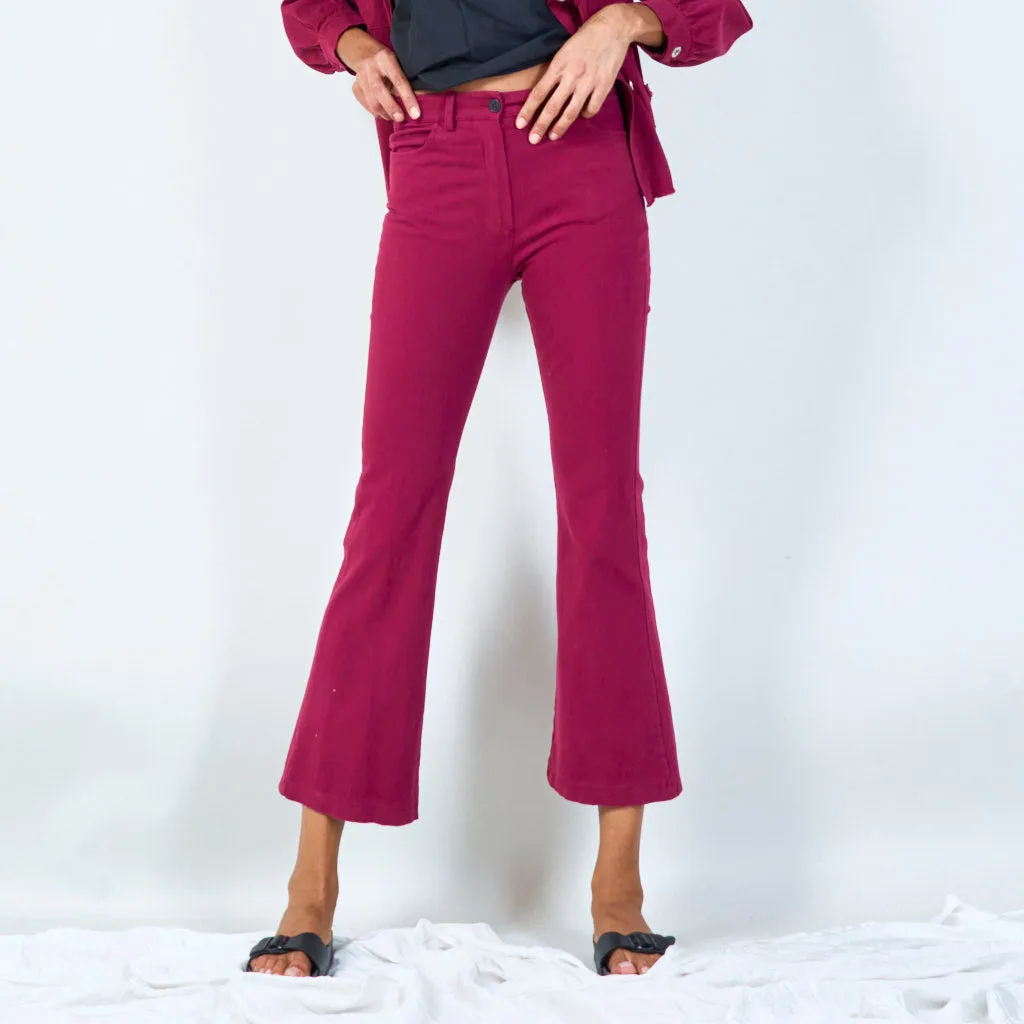 Flared corduroy pants wholesale