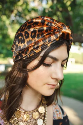 Golden Leopard Turban