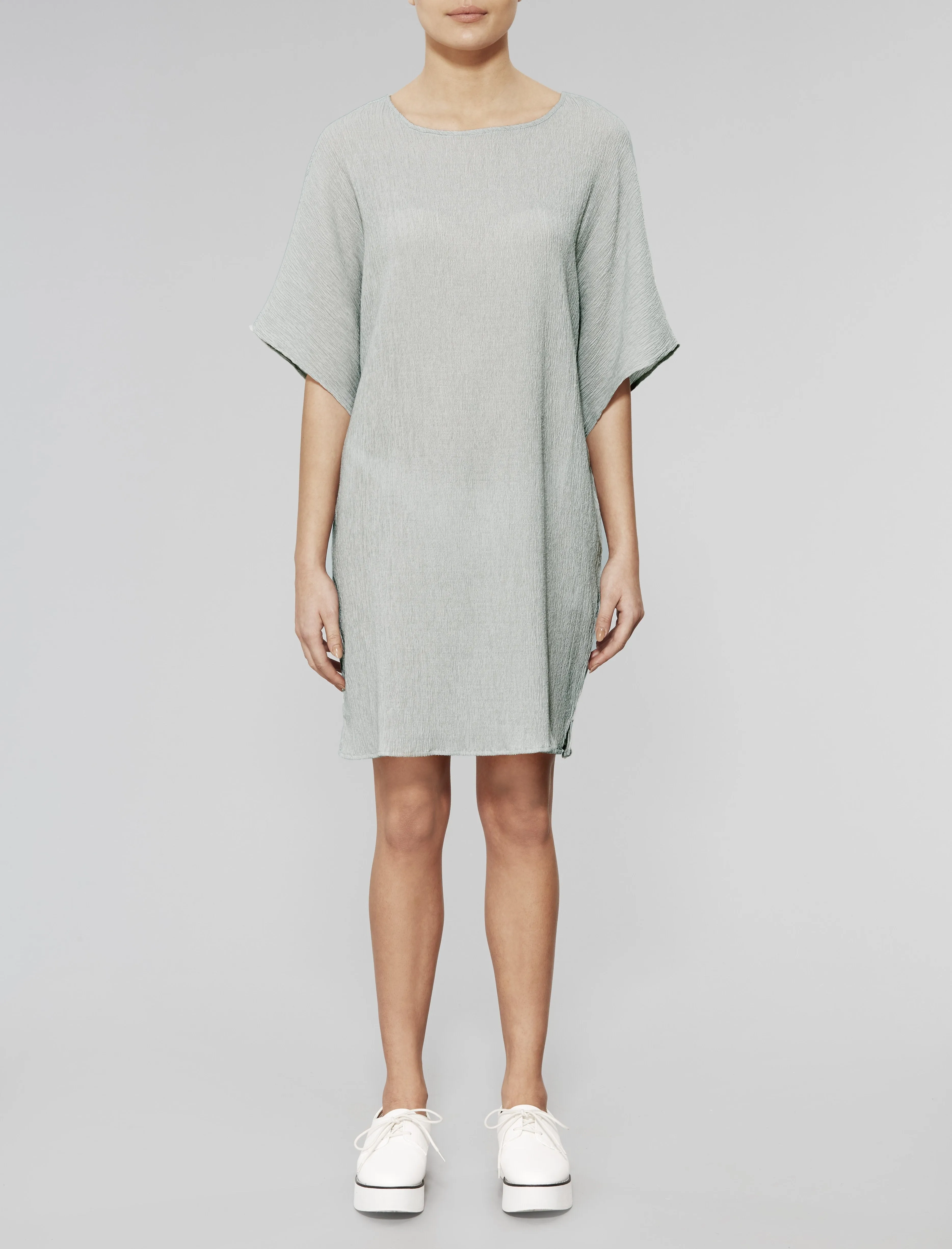 Grey Wreath Tunic Dress