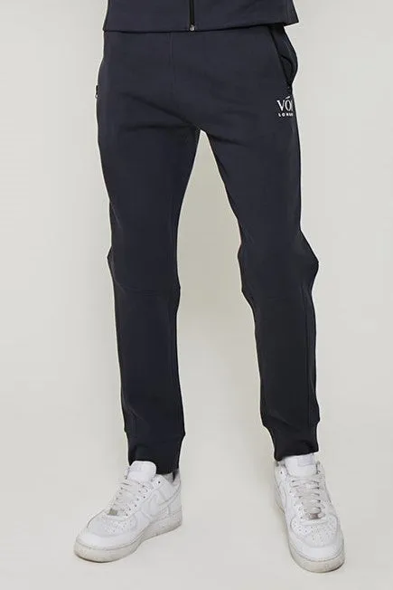 Guilford Fleece Cuffed Joggers - Navy