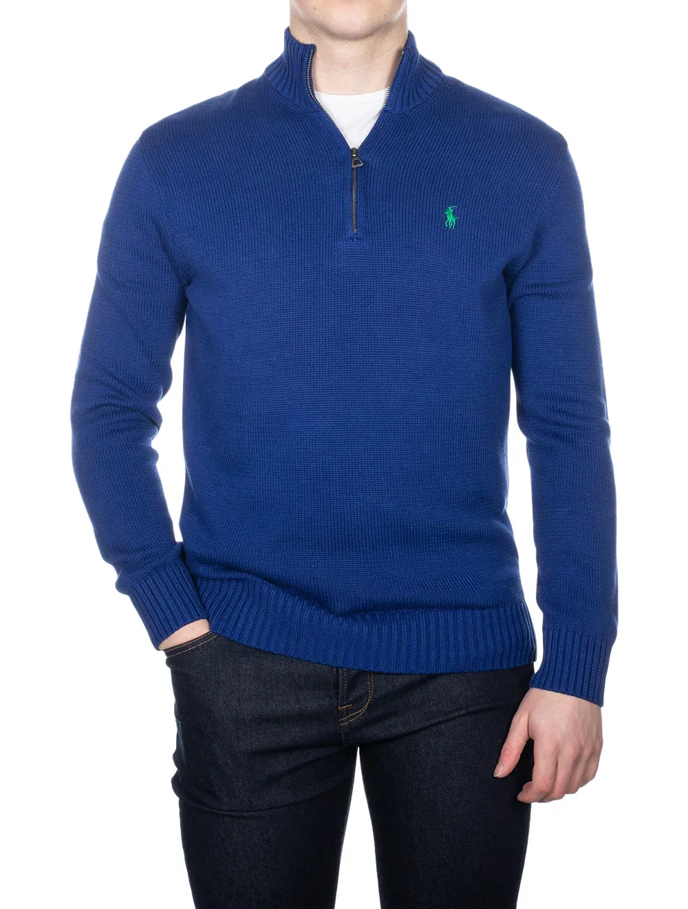 Half Zip Pullover Blue