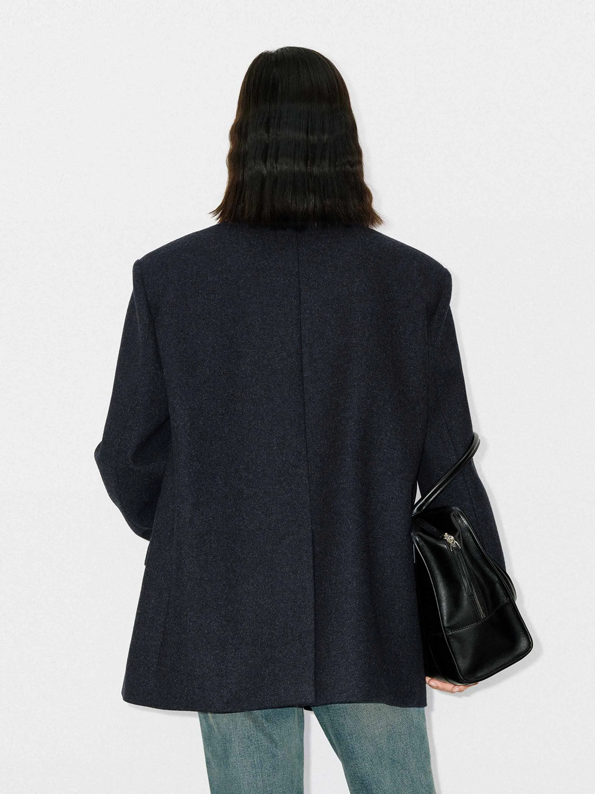 Include Belted Merino Wool Coat