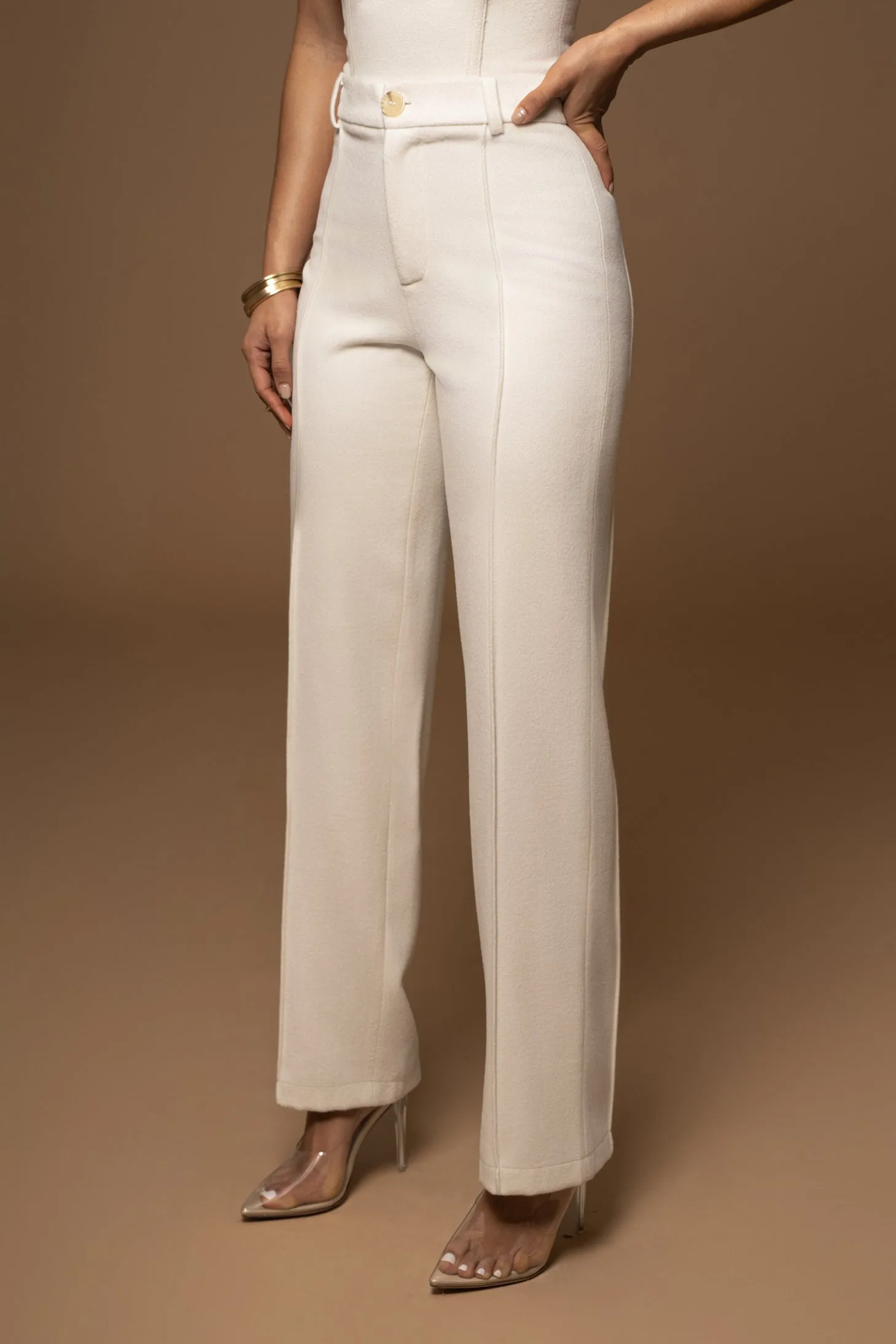 Ivory STAY SHARP TROUSER