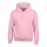 Kids Urban Road Pink Plain Hoodie