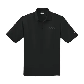 Lambda Chi Black Nike Performance Polo