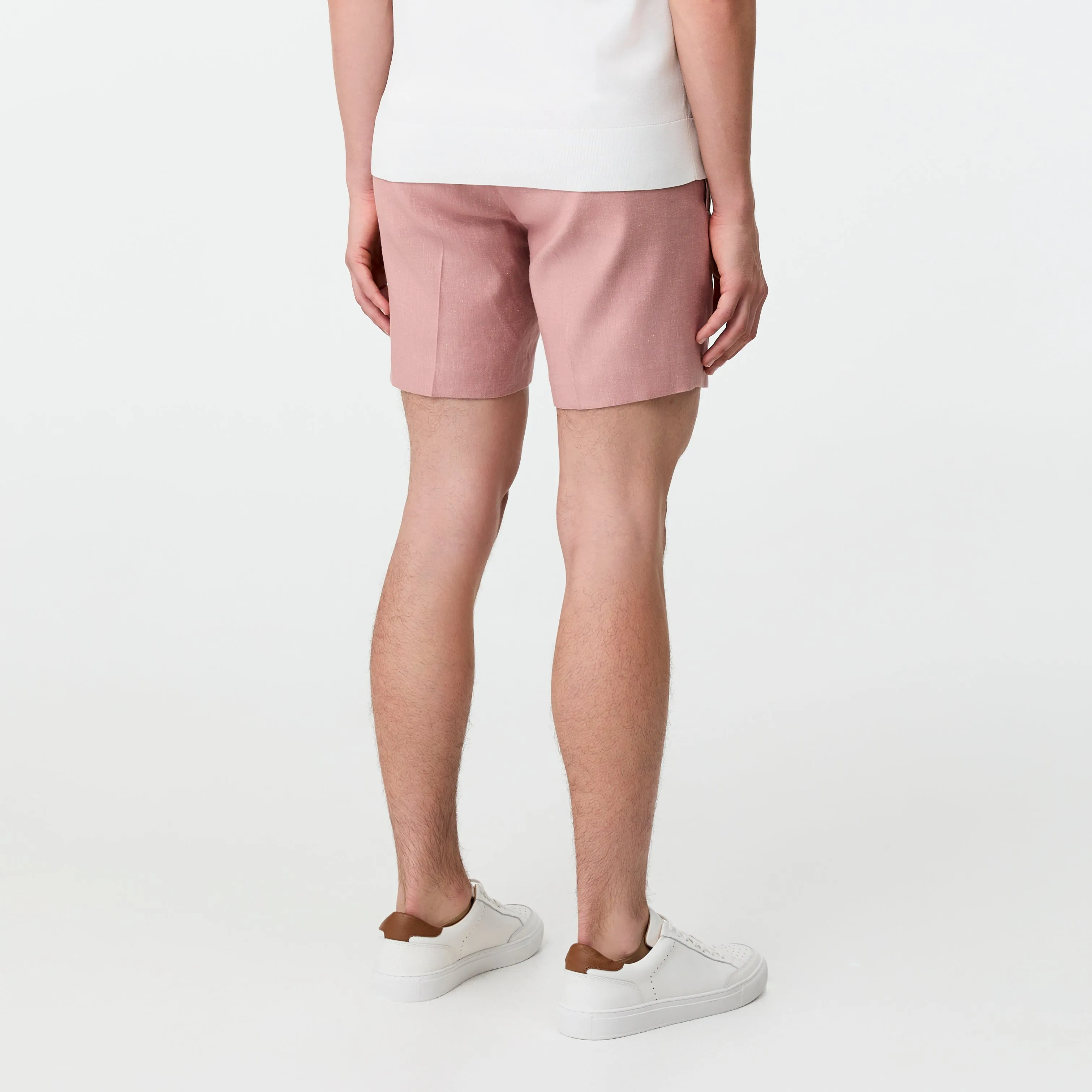 Linen Cotton Soft Shorts Musk