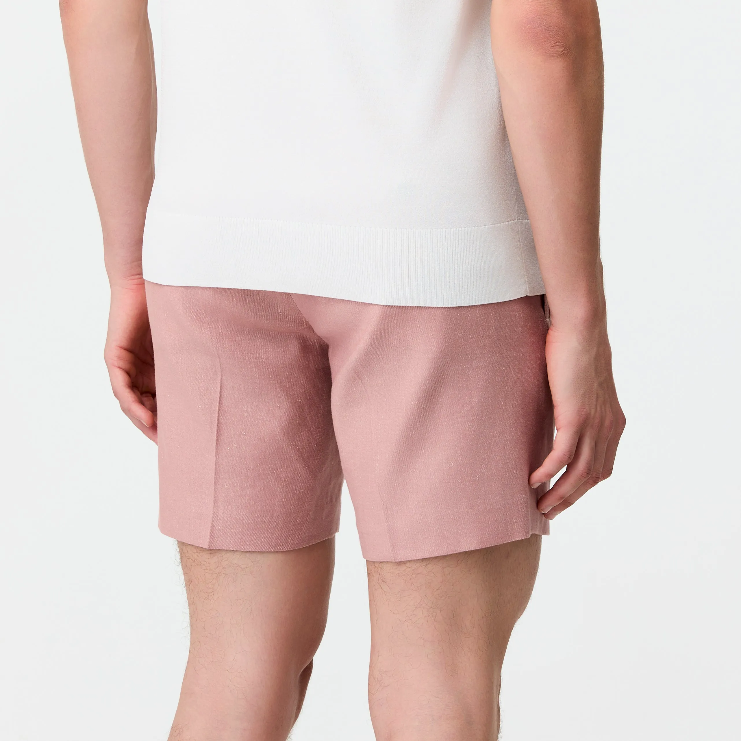 Linen Cotton Soft Shorts Musk