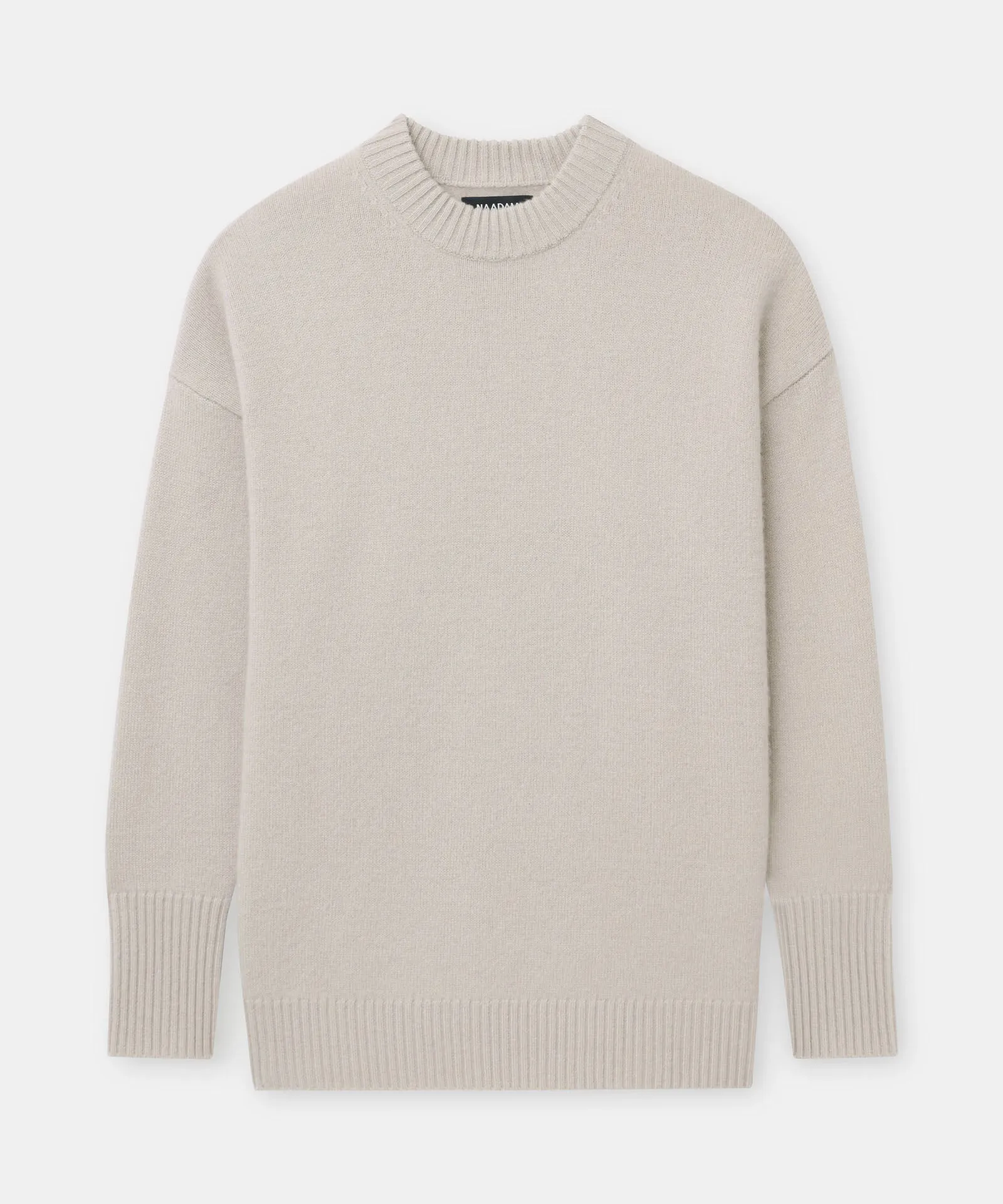 Luxe Cashmere Oversized Crewneck Sweater