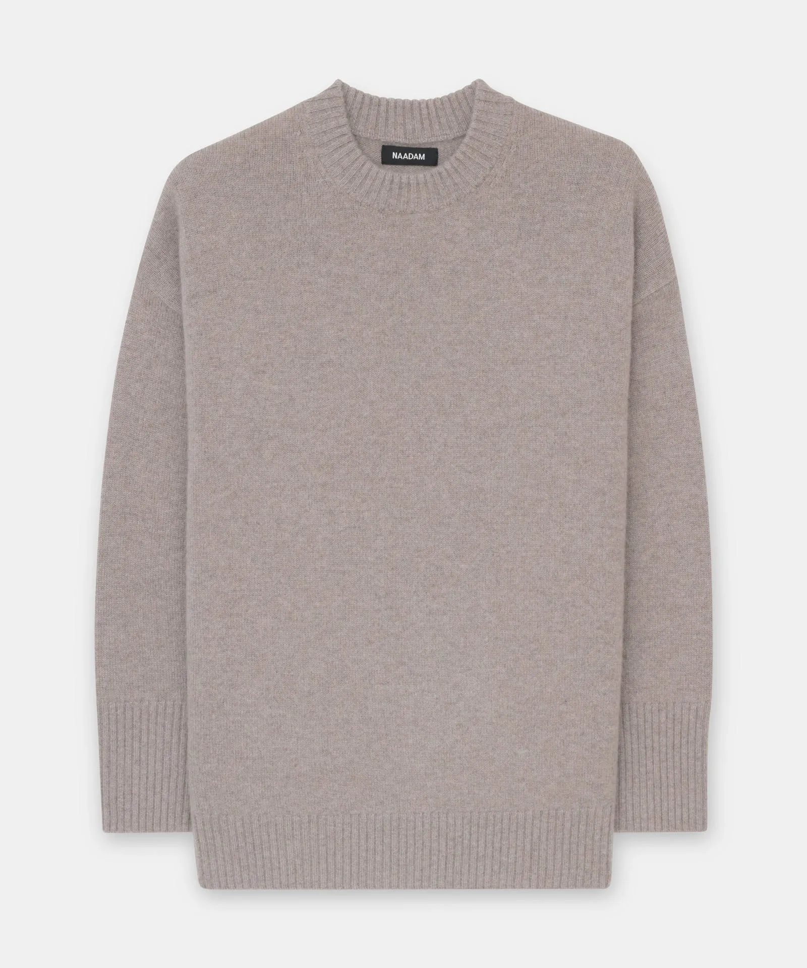 Luxe Cashmere Oversized Crewneck Sweater