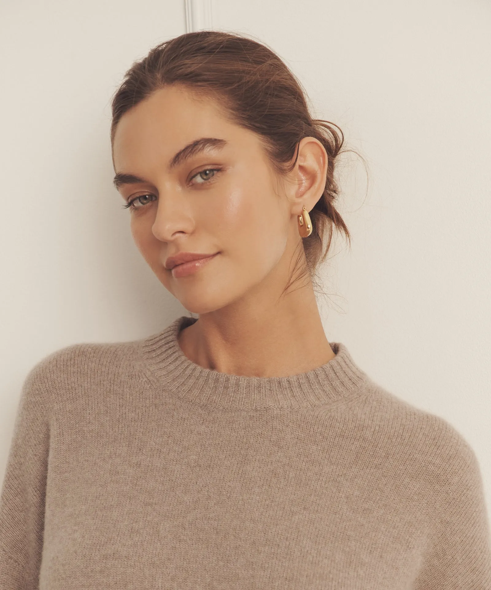 Luxe Cashmere Oversized Crewneck Sweater