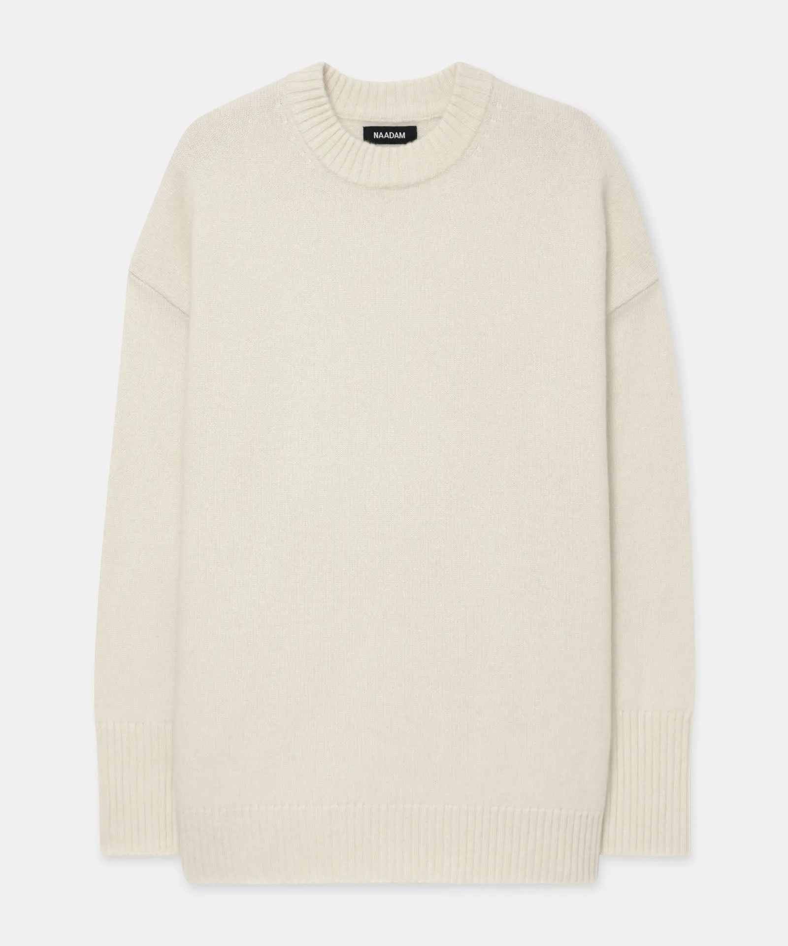 Luxe Cashmere Oversized Crewneck Sweater