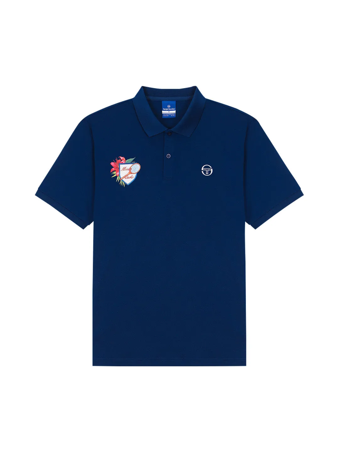 Monte Carlo Graphic Polo Shirt- Navy