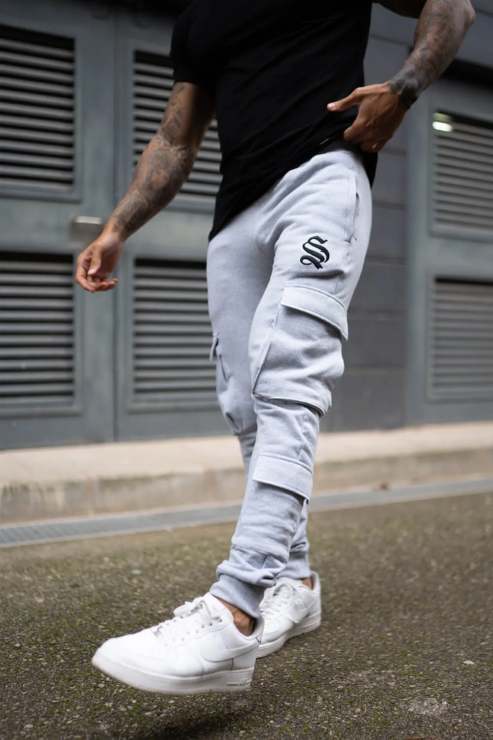 Tech Cargo Joggers - Grey