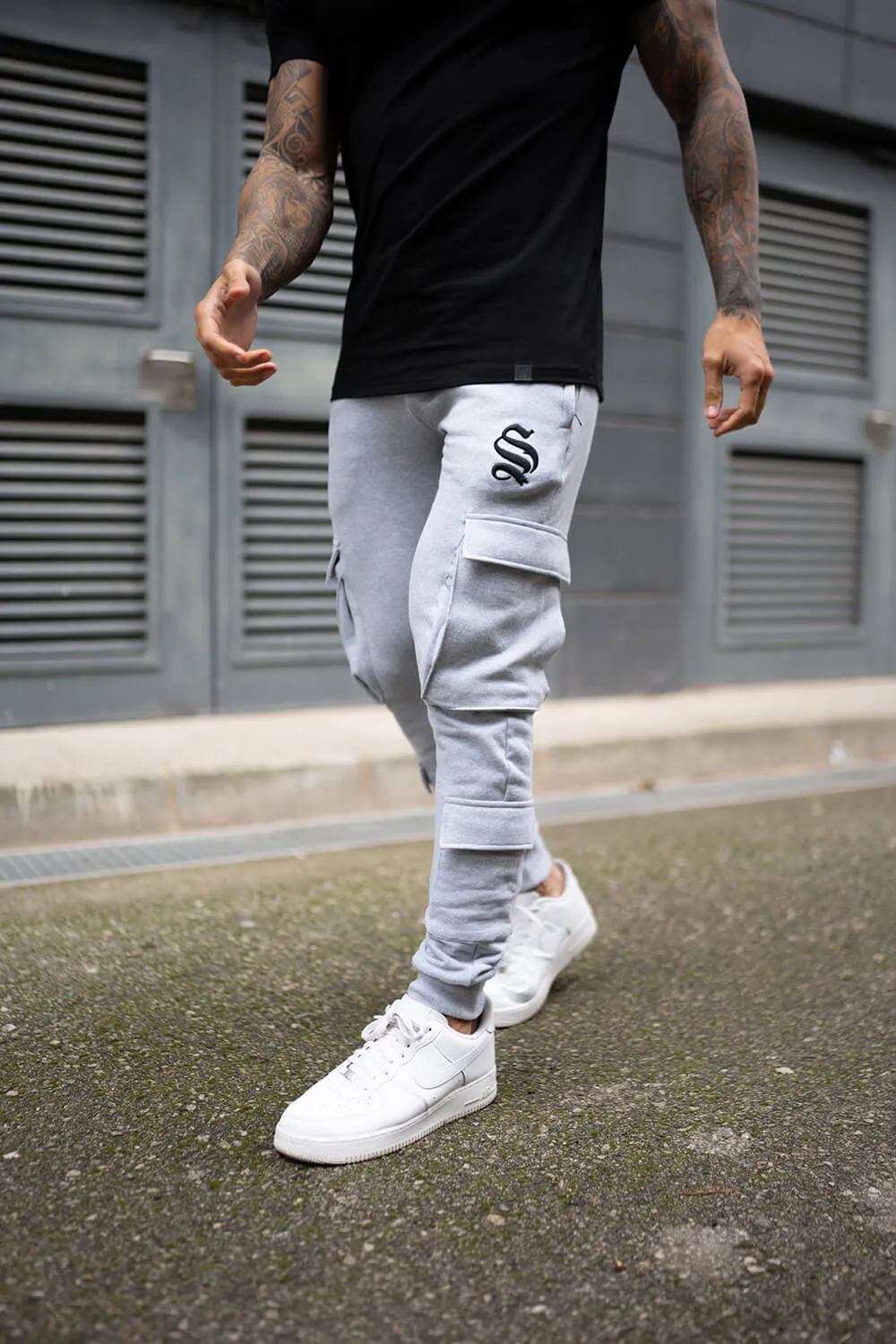 Tech Cargo Joggers - Grey